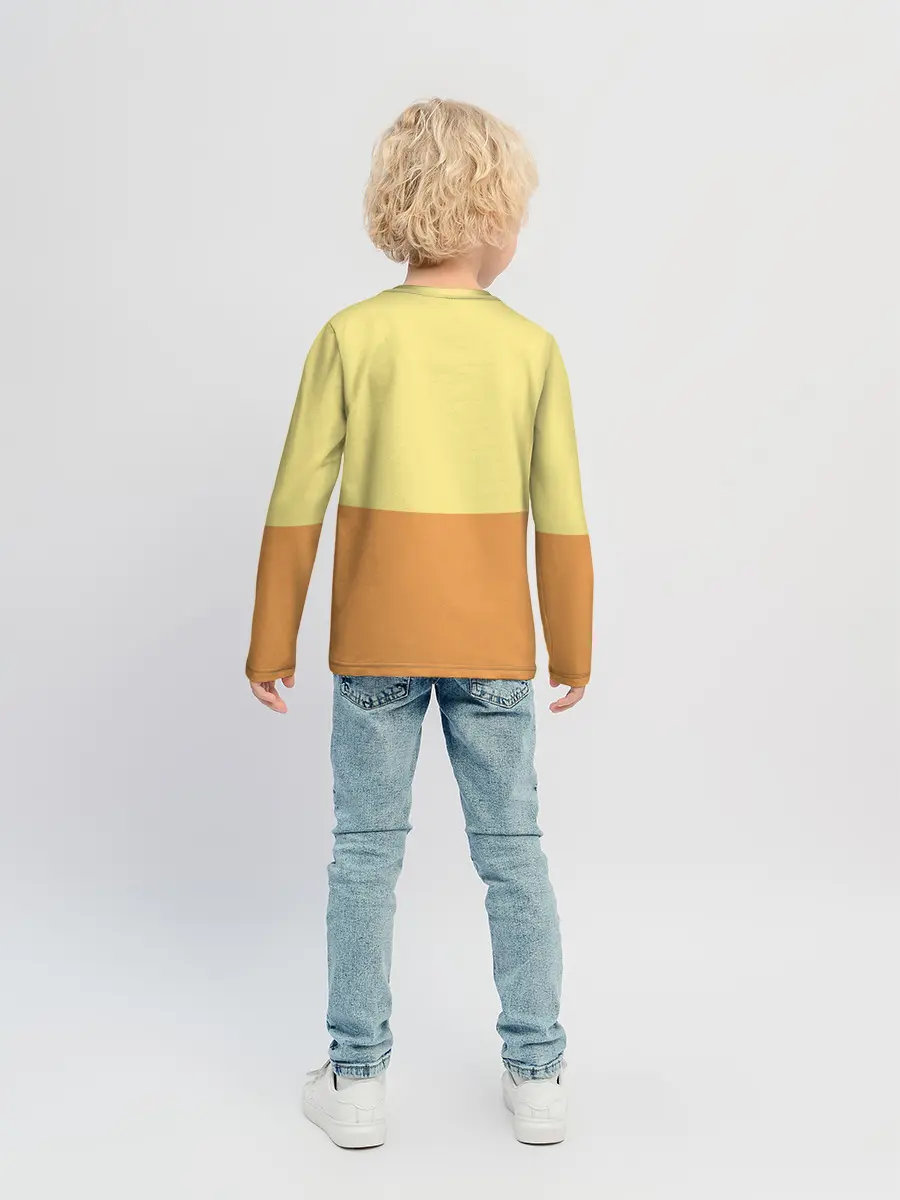 Детский лонгслив / Зеницу Агацума Kimetsu no Yaiba