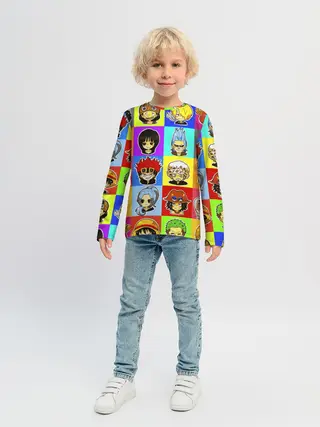 Детский лонгслив / ONE PIECE / ВАН ПИС / УЗОР