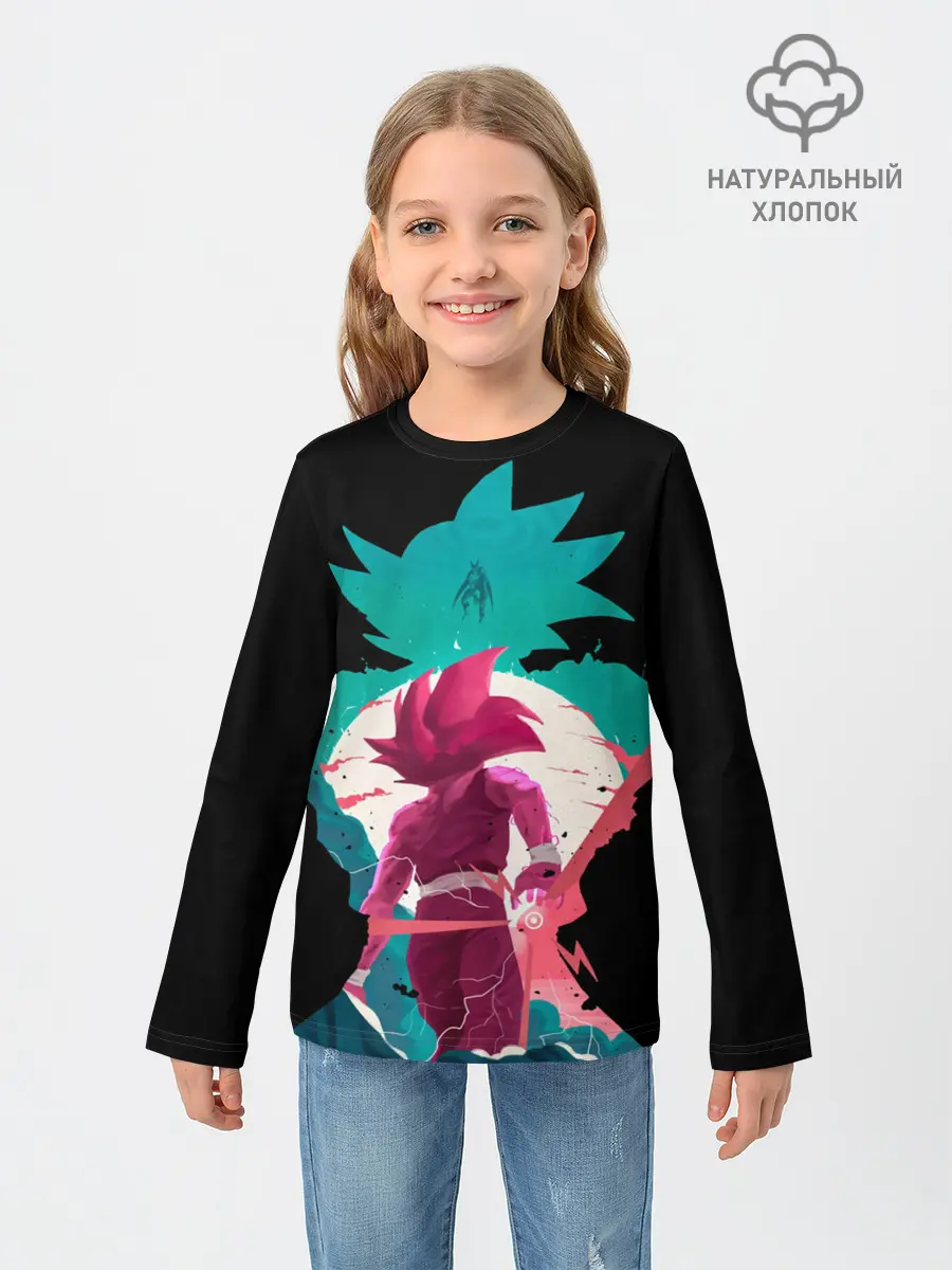 Детский лонгслив / Goku boys