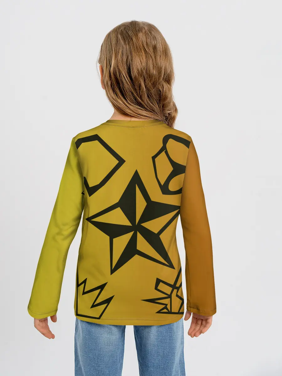 Детский лонгслив / звезда