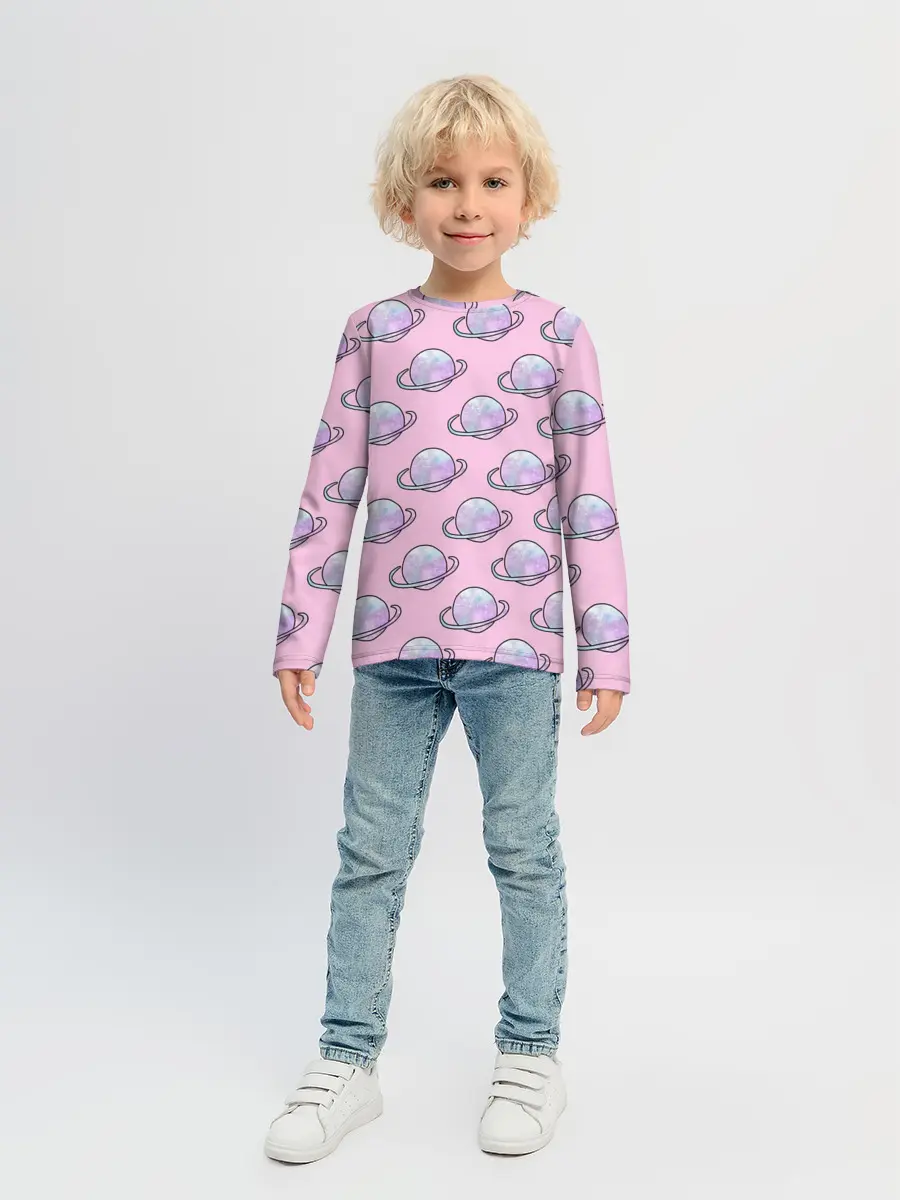 Детский лонгслив / Сатурн