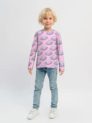 Детский лонгслив / Сатурн