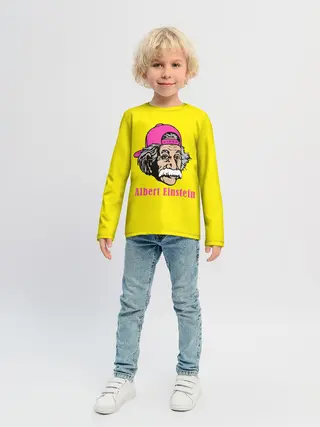 Детский лонгслив / Albert Einstein
