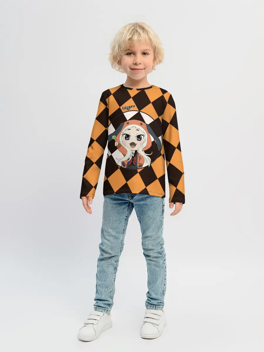 Детский лонгслив / Руна Безумный азарт | Kakegurui