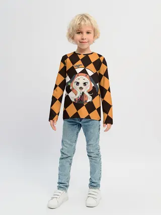 Детский лонгслив / Руна Безумный азарт | Kakegurui