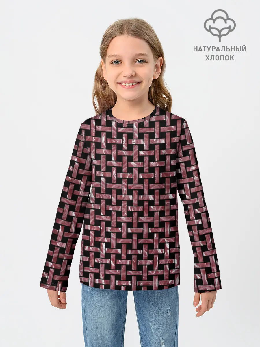 Детский лонгслив / Сплетение