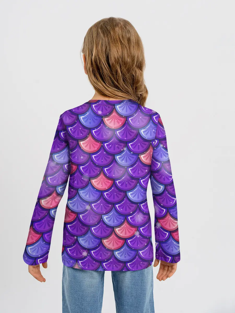 Детский лонгслив / РУСАЛКА | ЧЕШУЯ