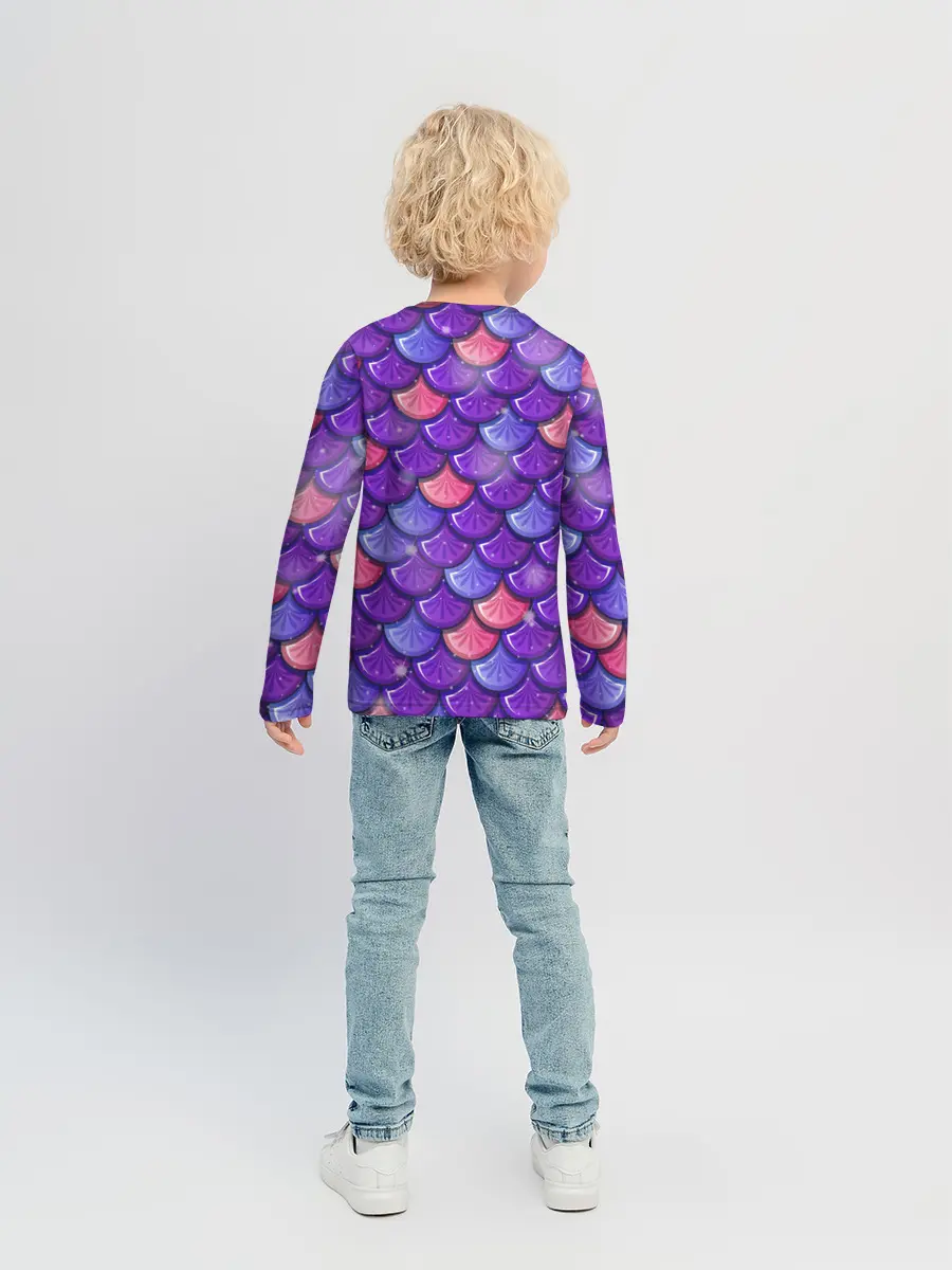 Детский лонгслив / РУСАЛКА | ЧЕШУЯ
