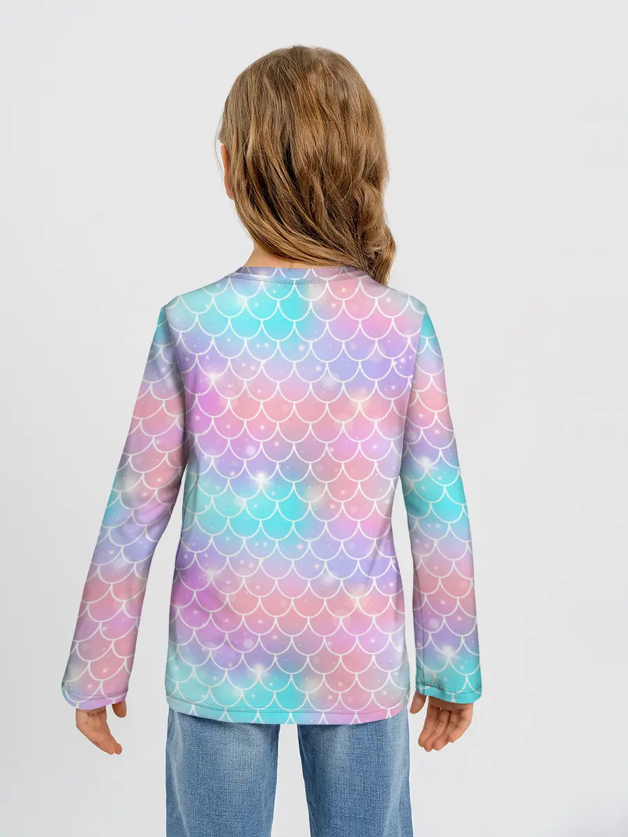 Детский лонгслив / РУСАЛКА | ЧЕШУЯ