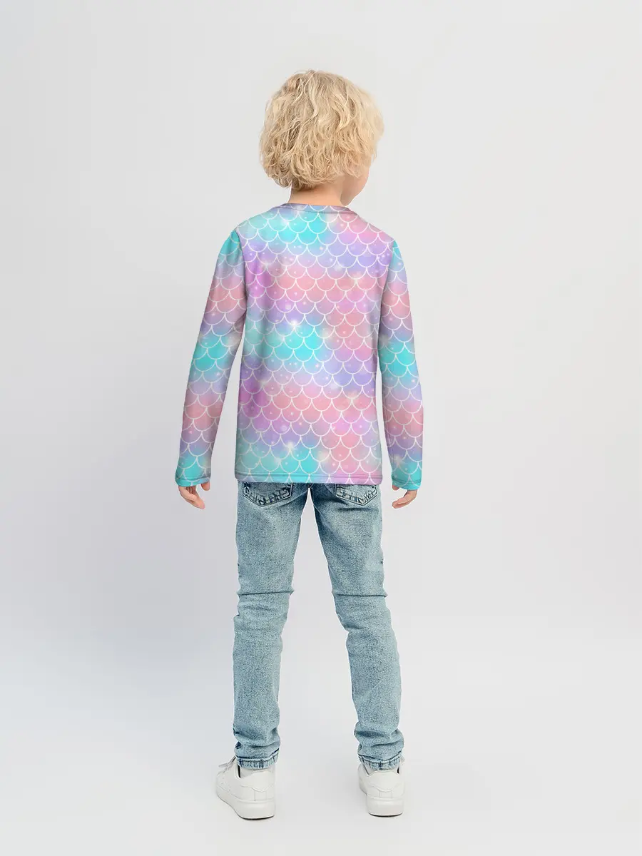 Детский лонгслив / РУСАЛКА | ЧЕШУЯ