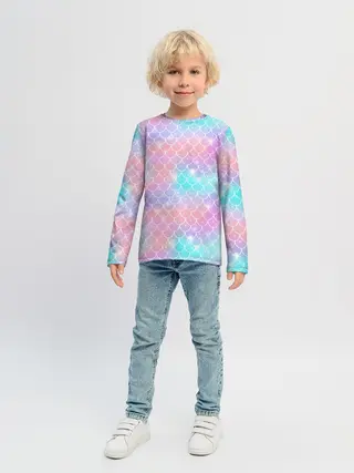 Детский лонгслив / РУСАЛКА | ЧЕШУЯ