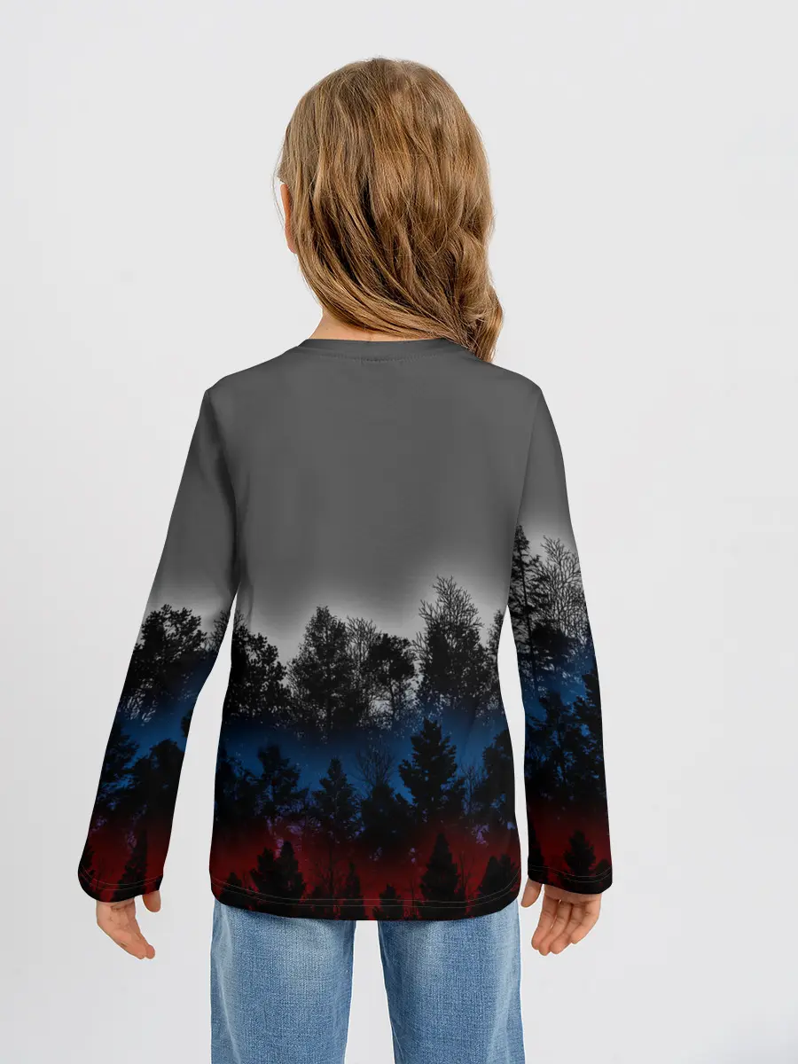 Детский лонгслив / Флаг из леса