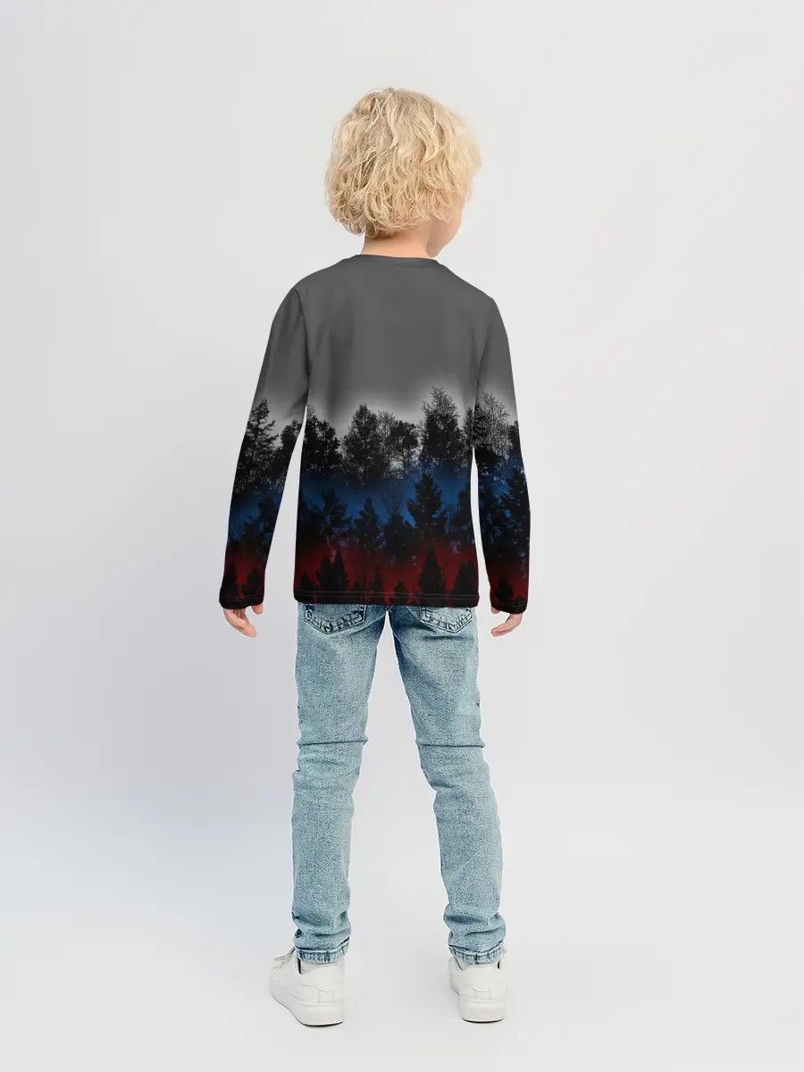 Детский лонгслив / Флаг из леса