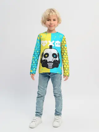 Детский лонгслив / ЛЮБОВЬ СМЕРТЬ И РОБОТЫ / РОБОТ