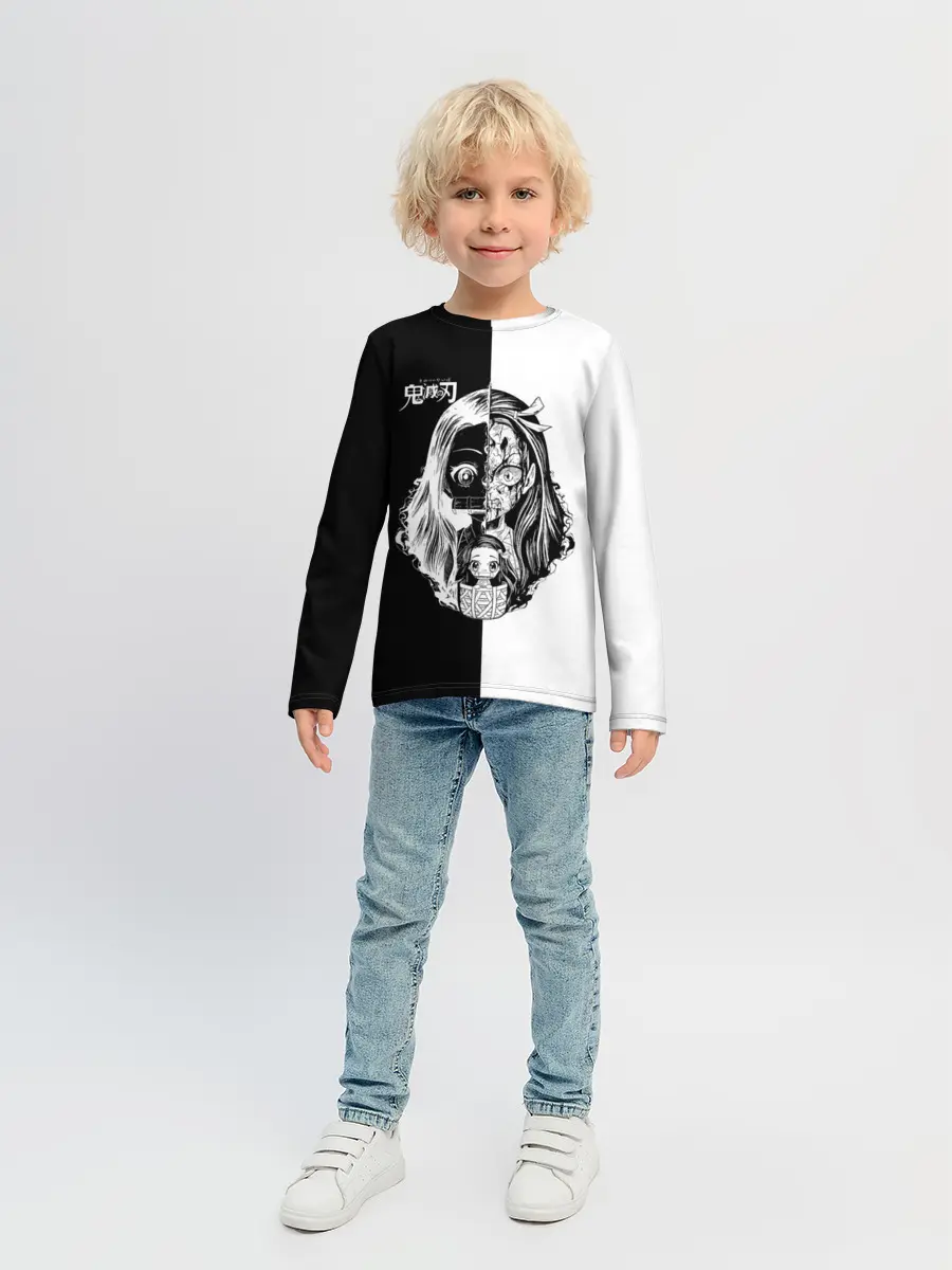 Детский лонгслив / Двуликая Незуко Камадо