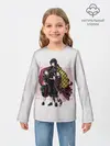 Детский лонгслив / Гию оберегает Танджиро и Незуко