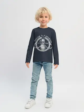 Детский лонгслив / Сгибальщик 3000