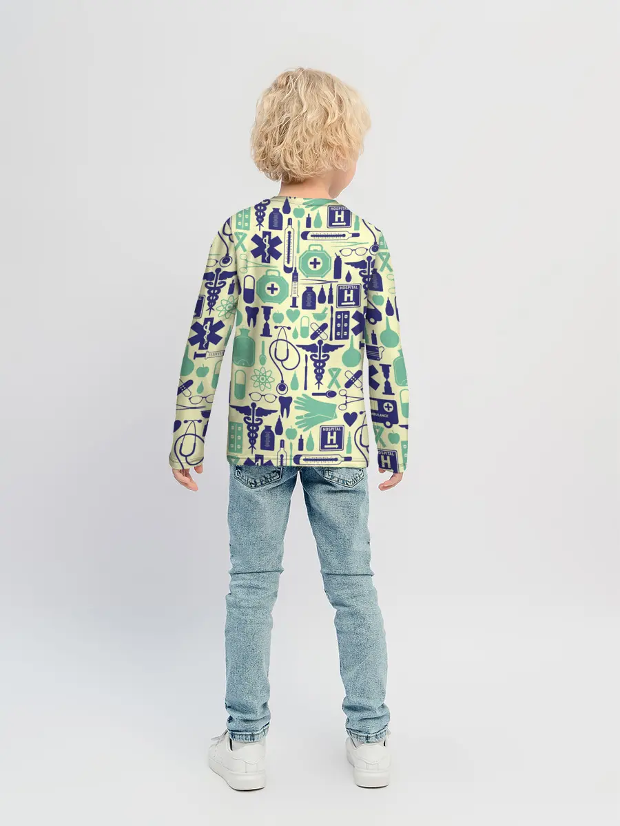 Детский лонгслив / Медицина | Паттерн