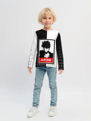 Детский лонгслив / СОН ДЖИН ВУ / SOLO LEVELING