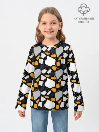 Детский лонгслив / Венецианское Терраццо | Venice