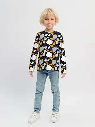 Детский лонгслив / Венецианское Терраццо | Venice