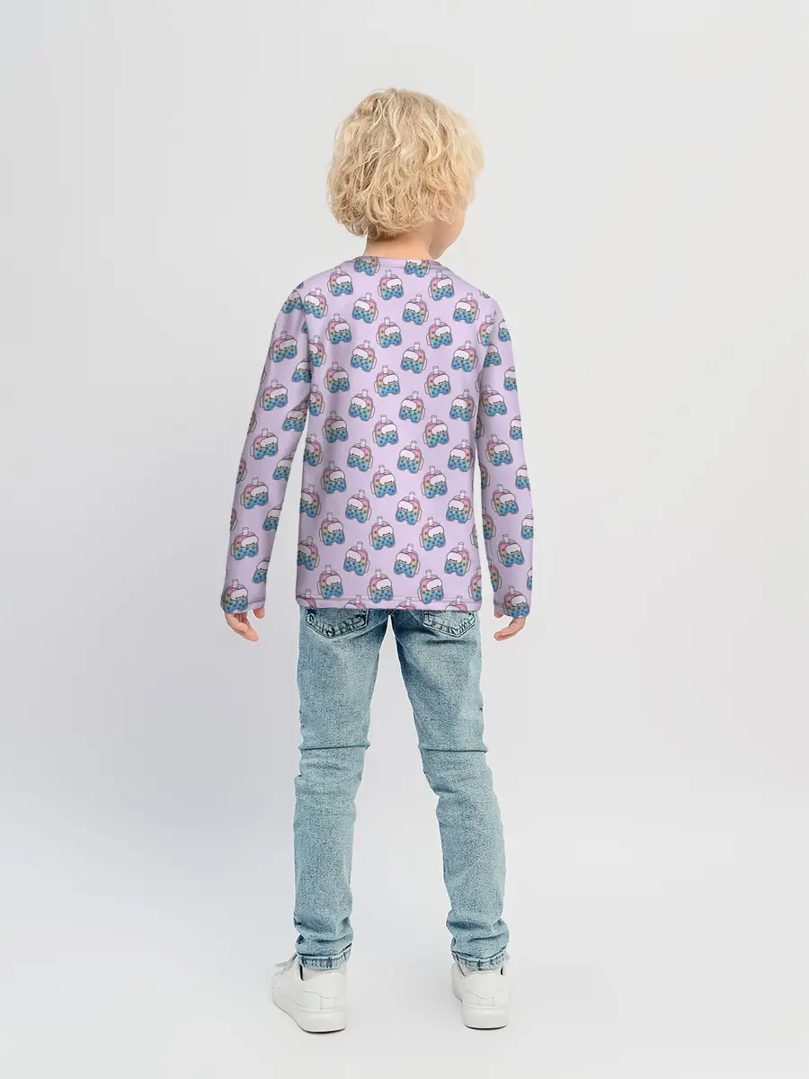 Детский лонгслив / Among Us | Коктейль