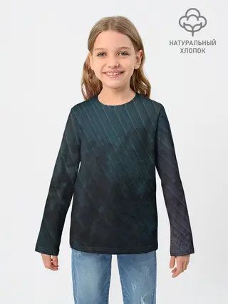 Детский лонгслив / Dark Texture