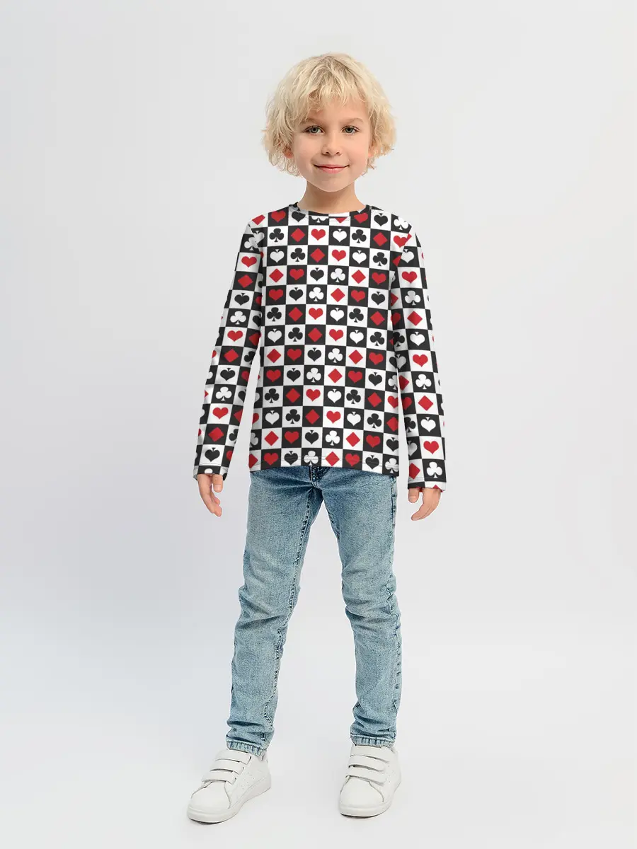 Детский лонгслив / SODA LUV | КАРТОЧНЫЕ МАСТИ