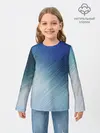 Детский лонгслив / Текстура. Оттенки льда