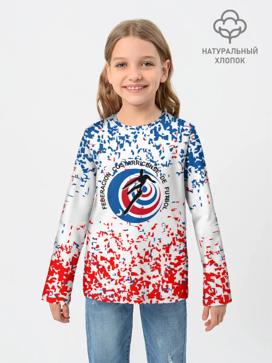 Детский лонгслив / Сборная Коста-Рики