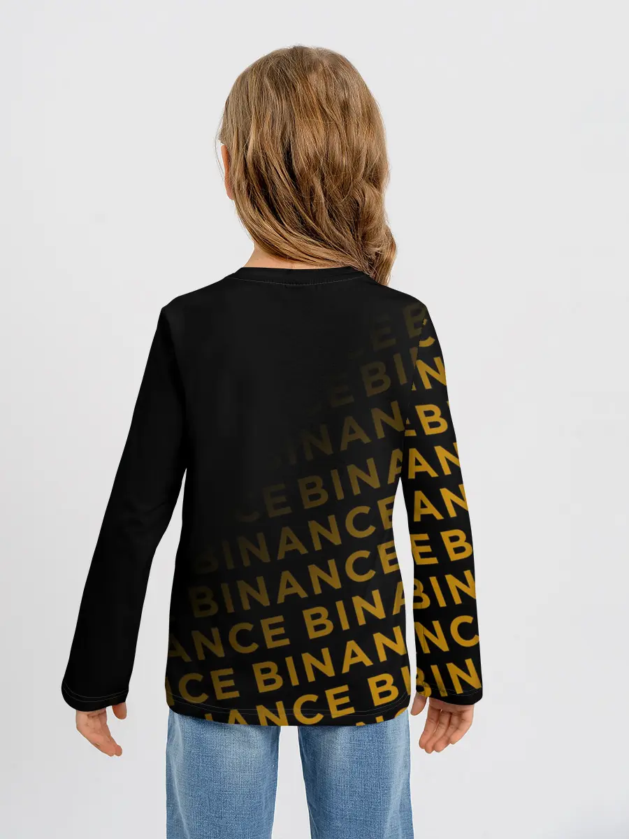 Детский лонгслив / BINANCE / БИНАНС / БАНАН