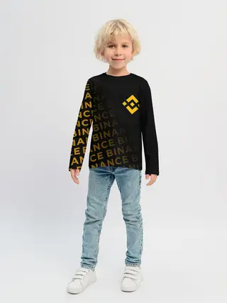 Детский лонгслив / BINANCE / БИНАНС / БАНАН