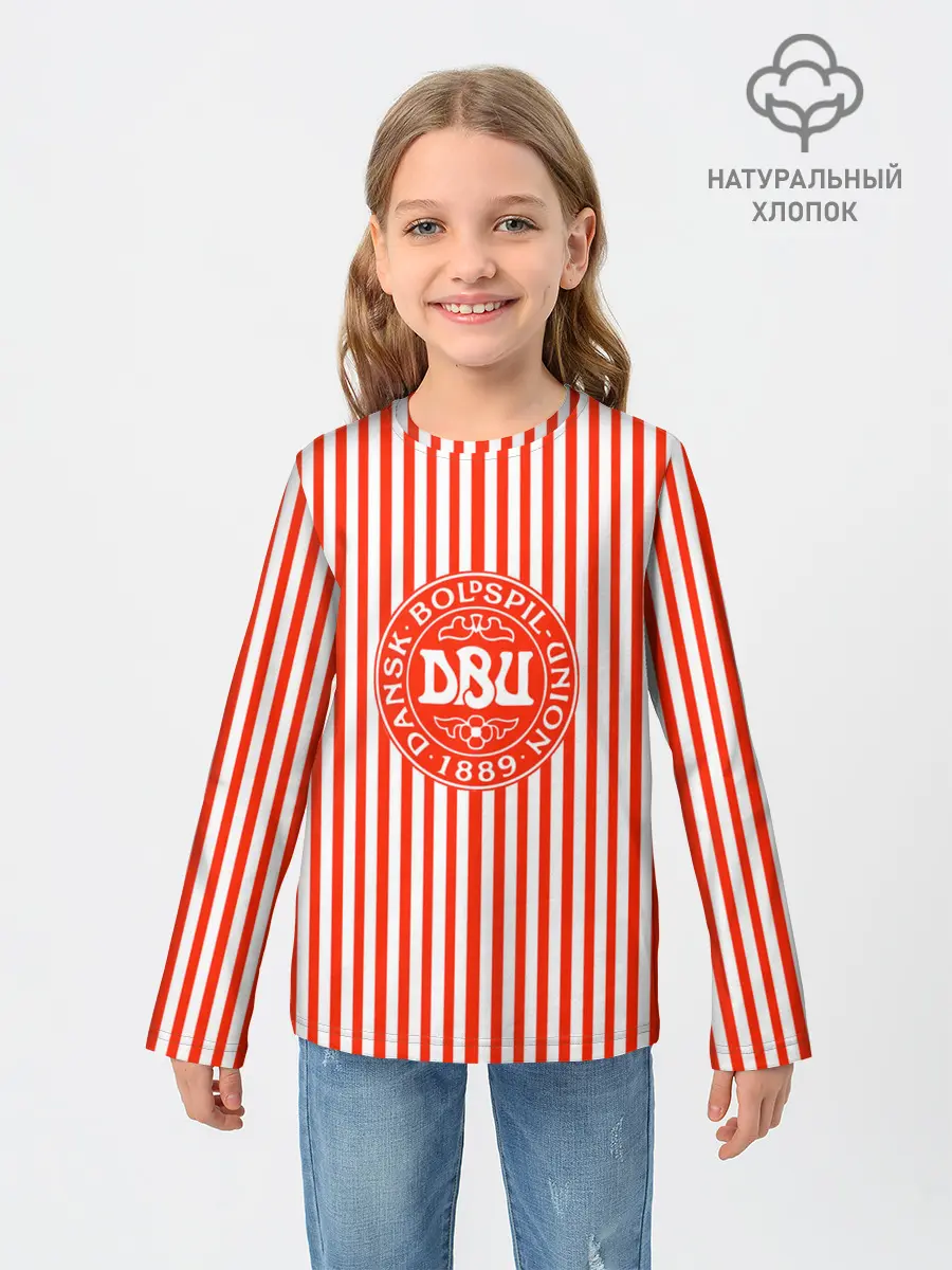 Детский лонгслив / Сборная Дании