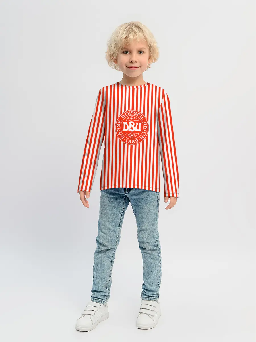 Детский лонгслив / Сборная Дании