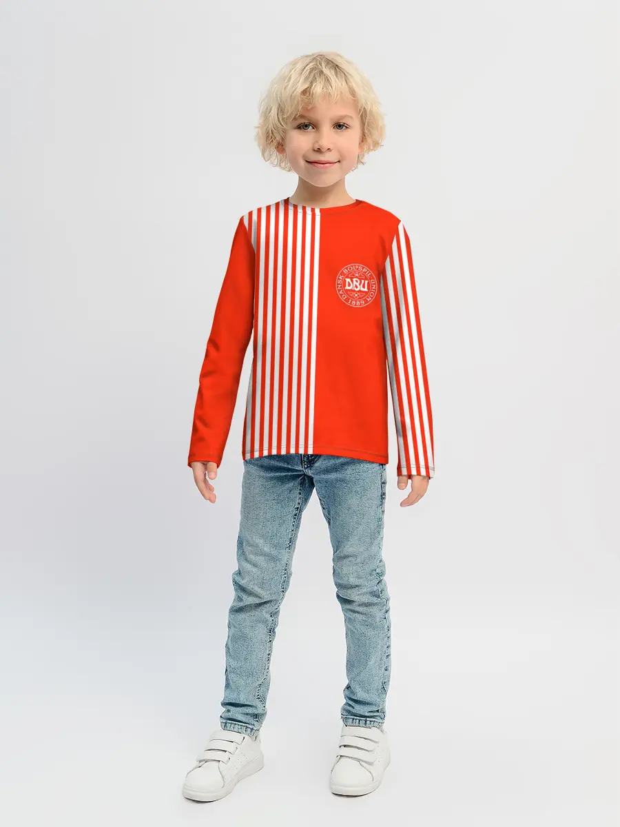 Детский лонгслив / Сборная Дании.