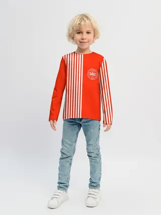 Детский лонгслив / Сборная Дании.