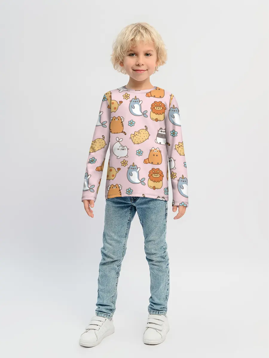 Детский лонгслив / Зверюшки