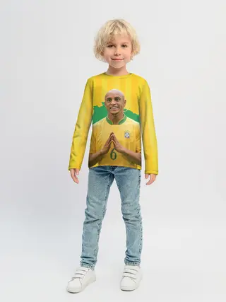 Детский лонгслив / Роберто Карлос | Бразилия