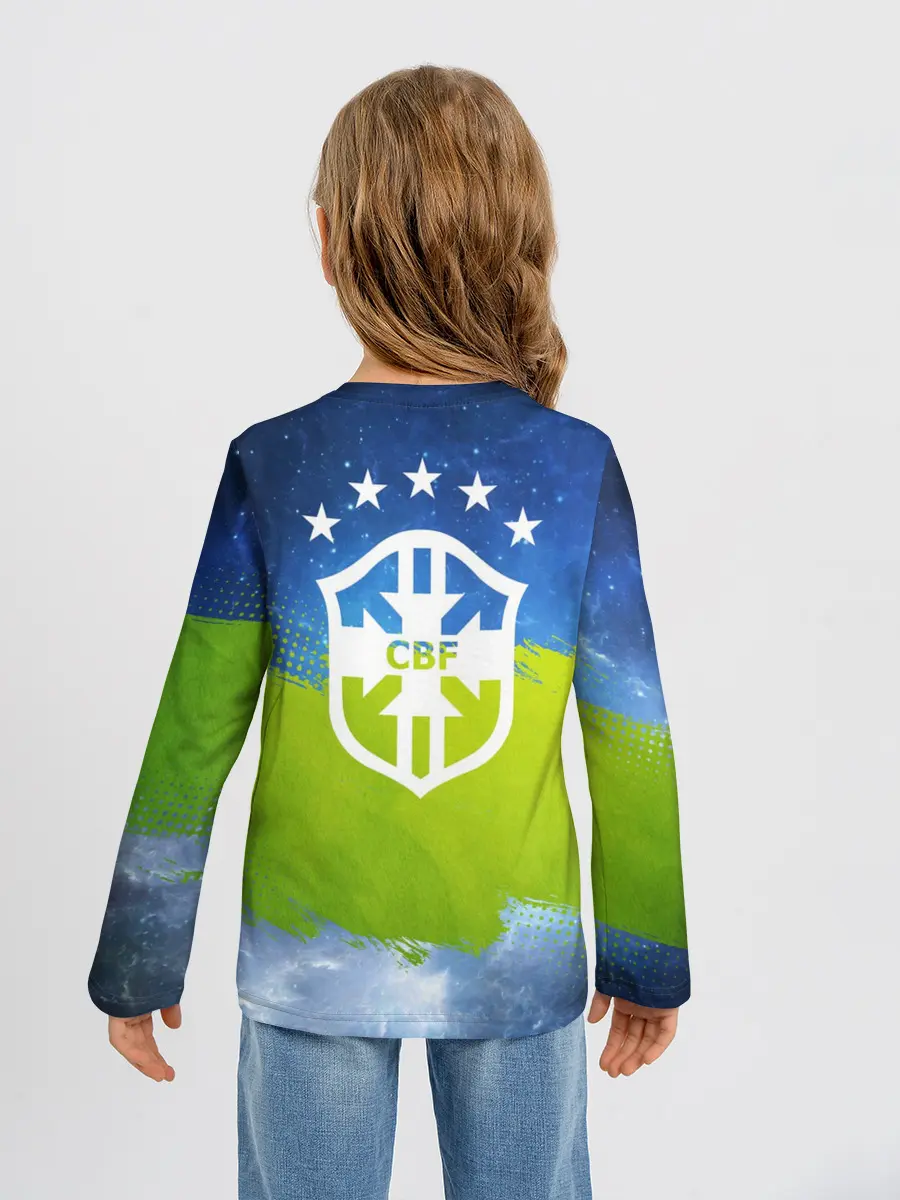 Детский лонгслив / Роберто Карлос | Бразилия