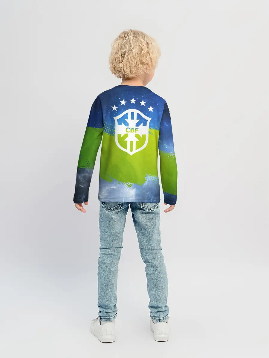 Детский лонгслив / Роберто Карлос | Бразилия