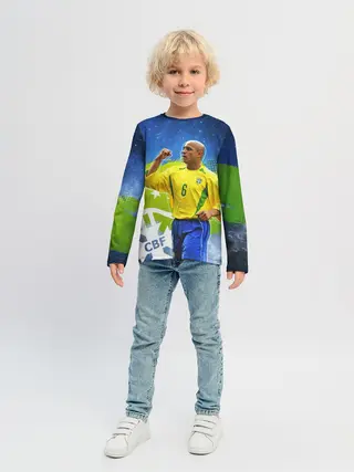 Детский лонгслив / Роберто Карлос | Бразилия
