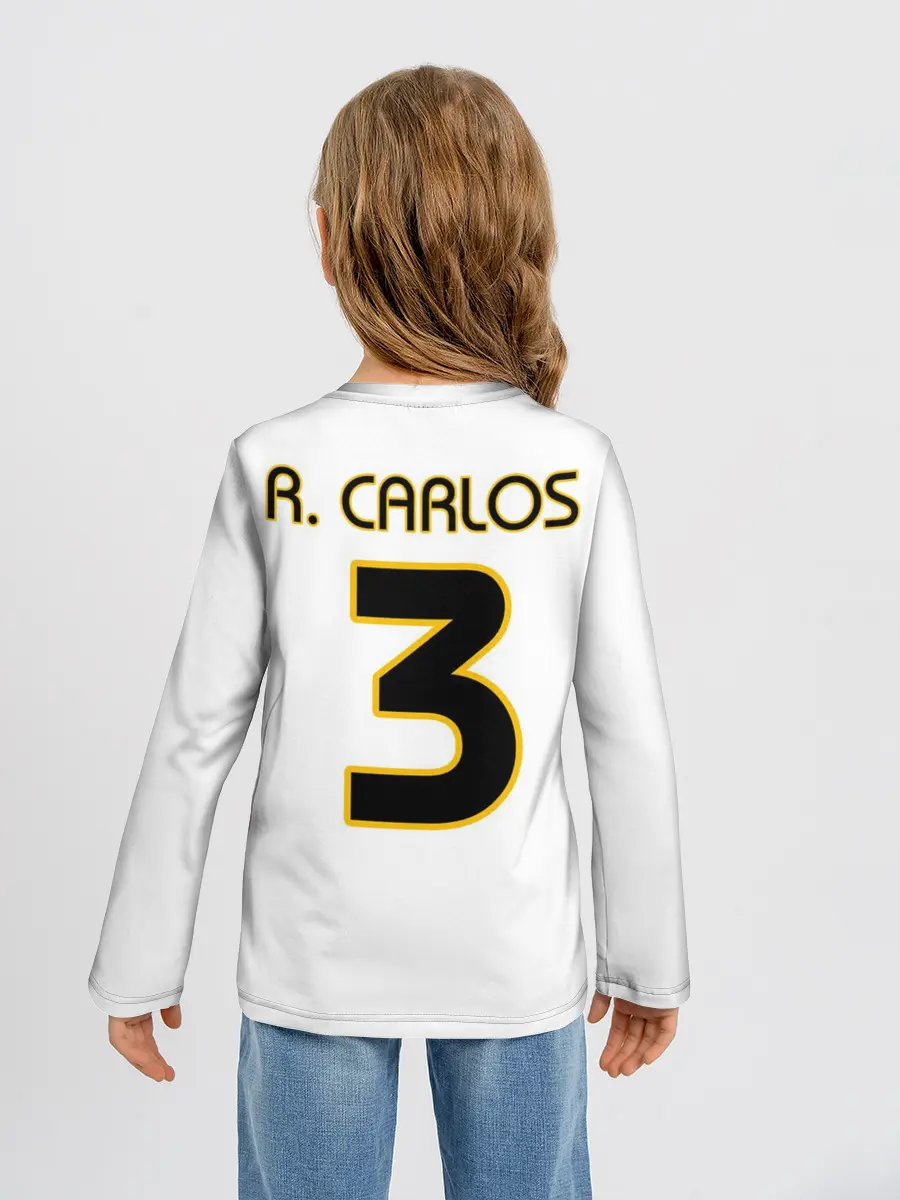 Детский лонгслив / Р. Карлос | футболка Реала