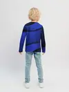 Детский лонгслив / 3D BLUE Вечерний синий цвет
