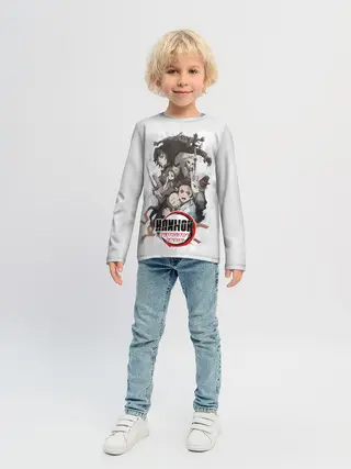 Детский лонгслив / Клинок, рассекающий демонов персонажи