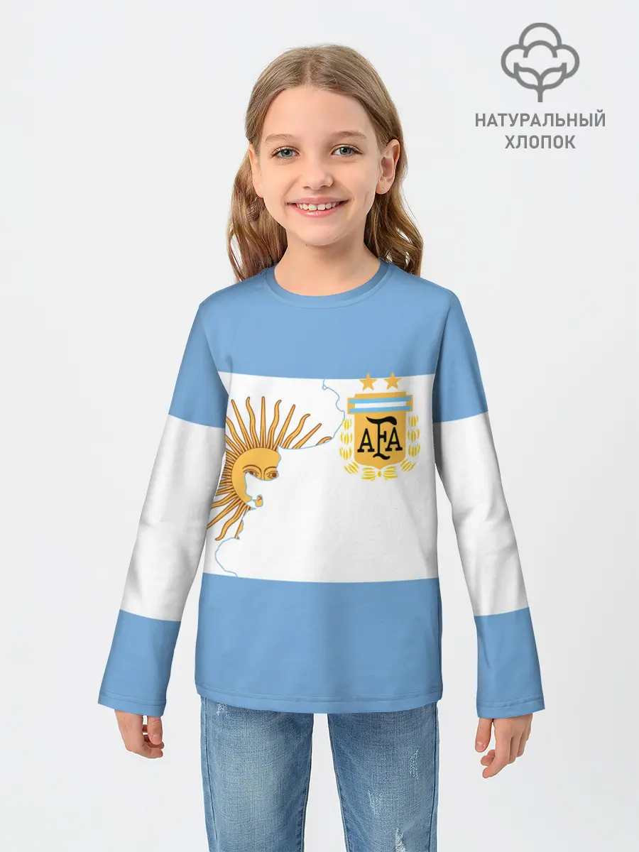 Детский лонгслив / Сборная Аргентины