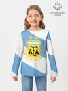 Детский лонгслив / Сборная Аргентины + спина