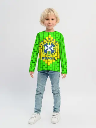 Детский лонгслив / Сборная Бразилии