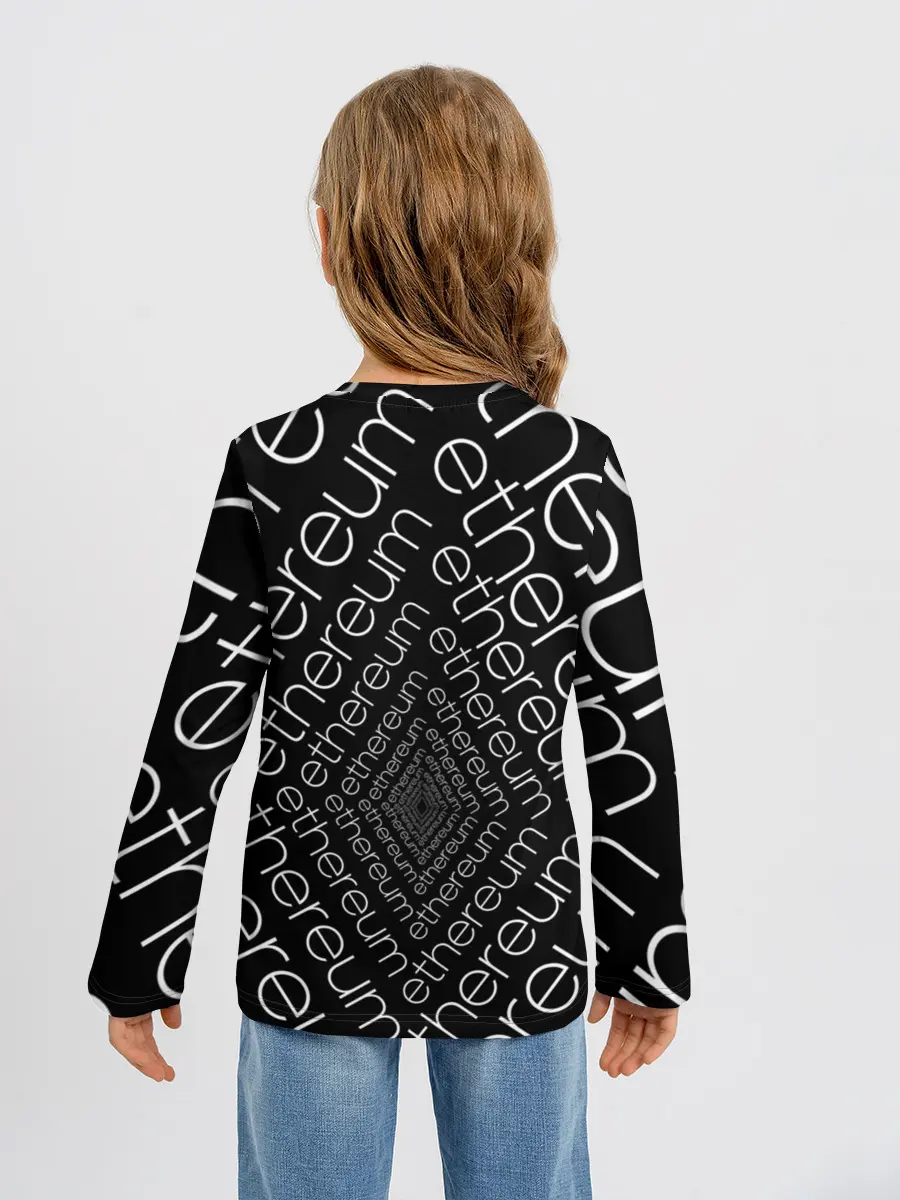 Детский лонгслив / ETHEREUM / ЭФИРИУМ / ЭФИР