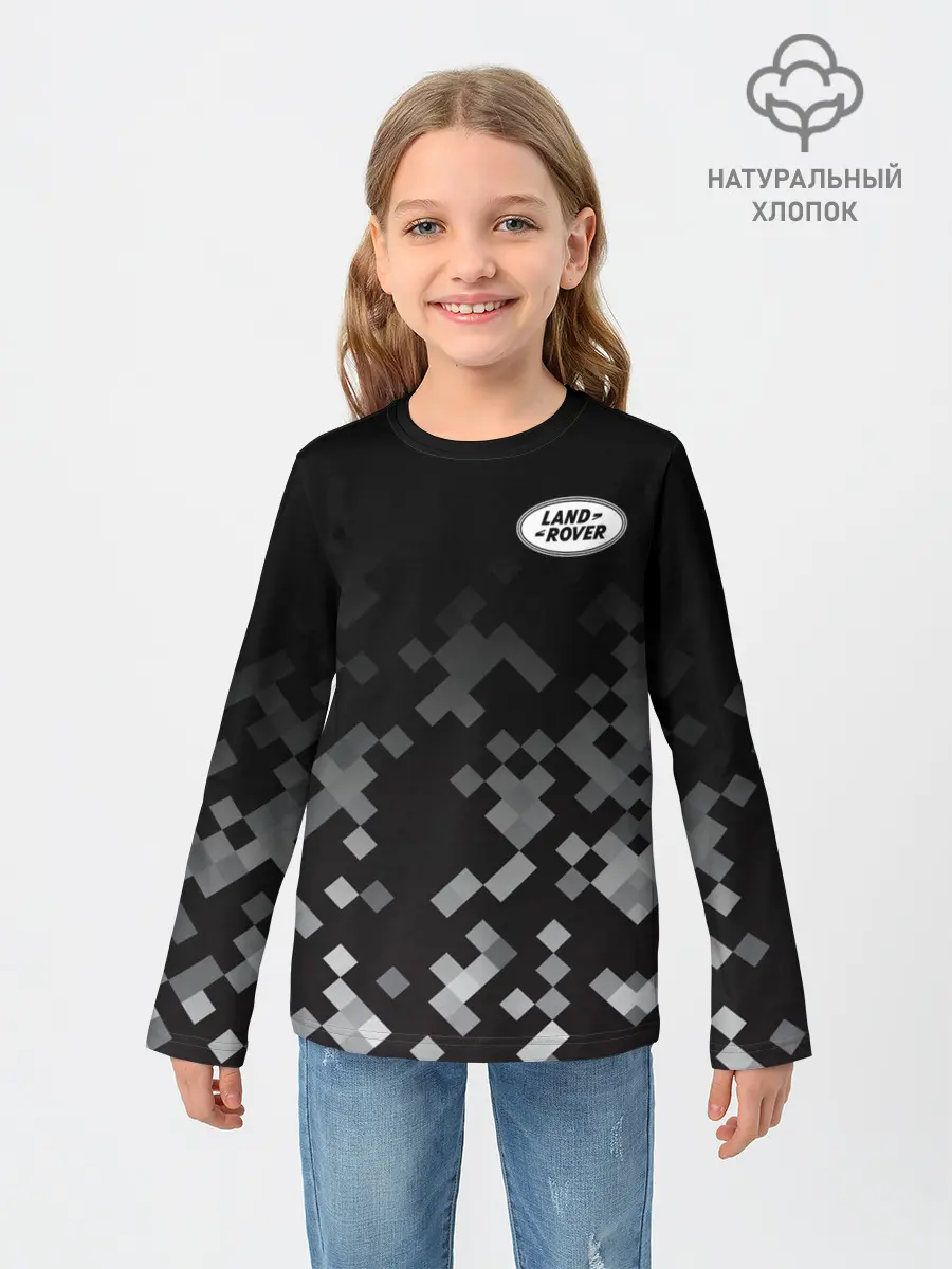 Детский лонгслив / LAND ROVER | КАМУФЛЯЖ МИЛИТАРИ