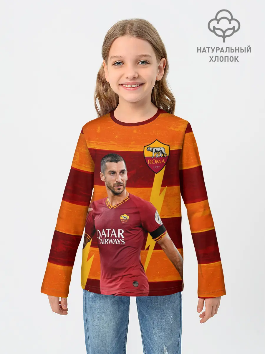 Детский лонгслив / Henrikh Mkhitaryan | Roma